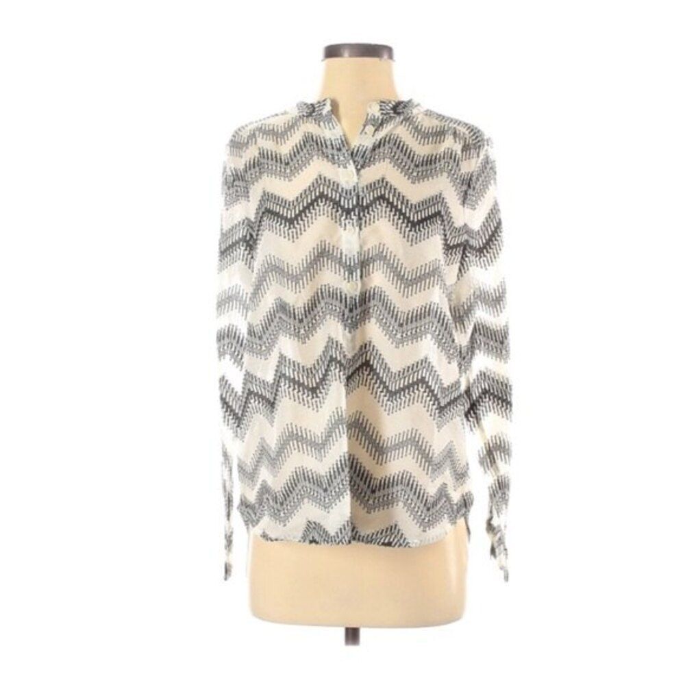 Ann Taylor LOFT Outlet Long Sleeve‎ Henley Size S